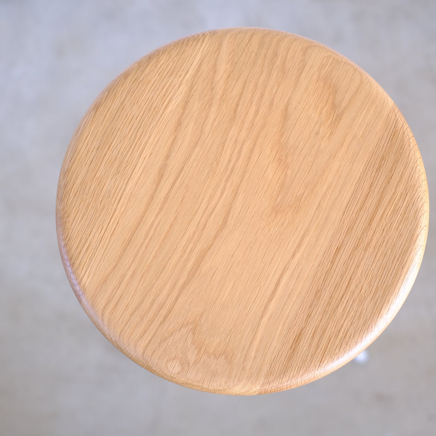 MUKUスツール 大 / White Oak×Off White Steel