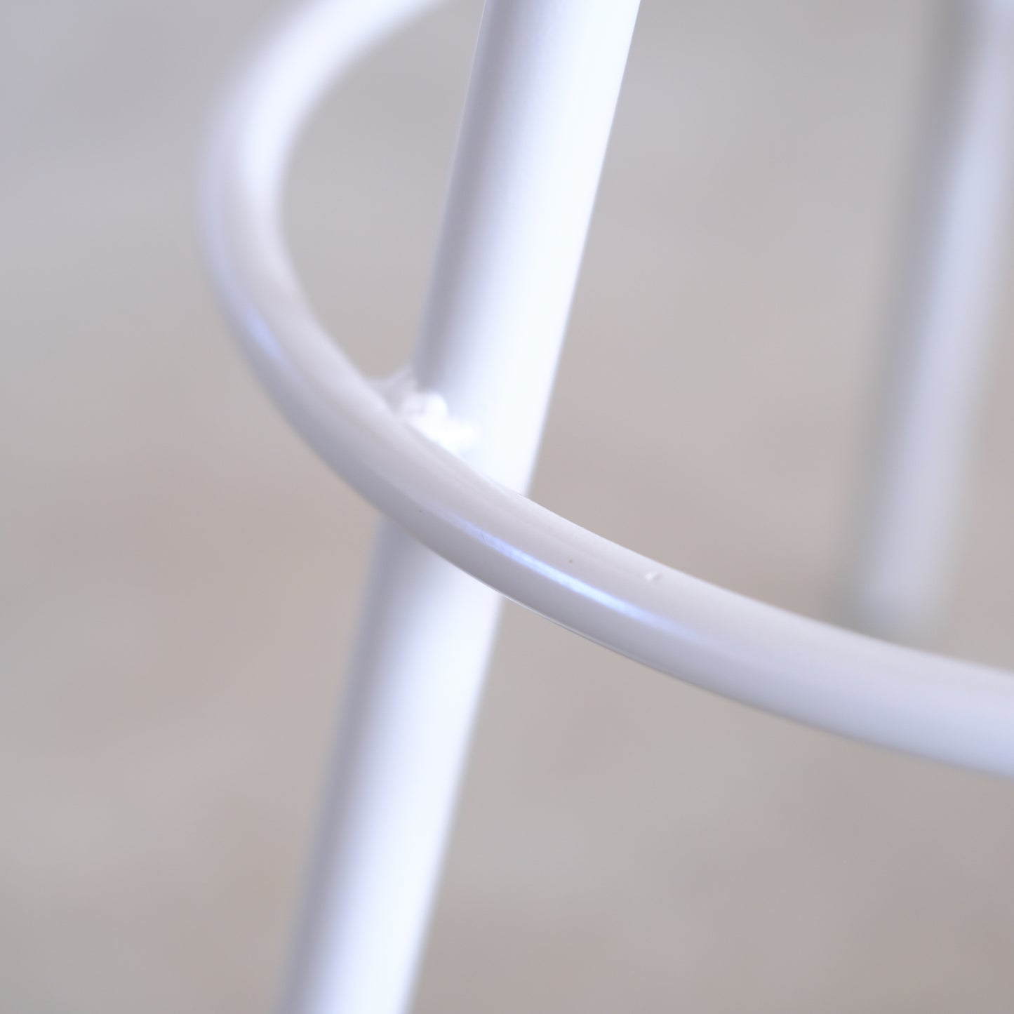 MUKUスツール 大 / White Oak×Off White Steel